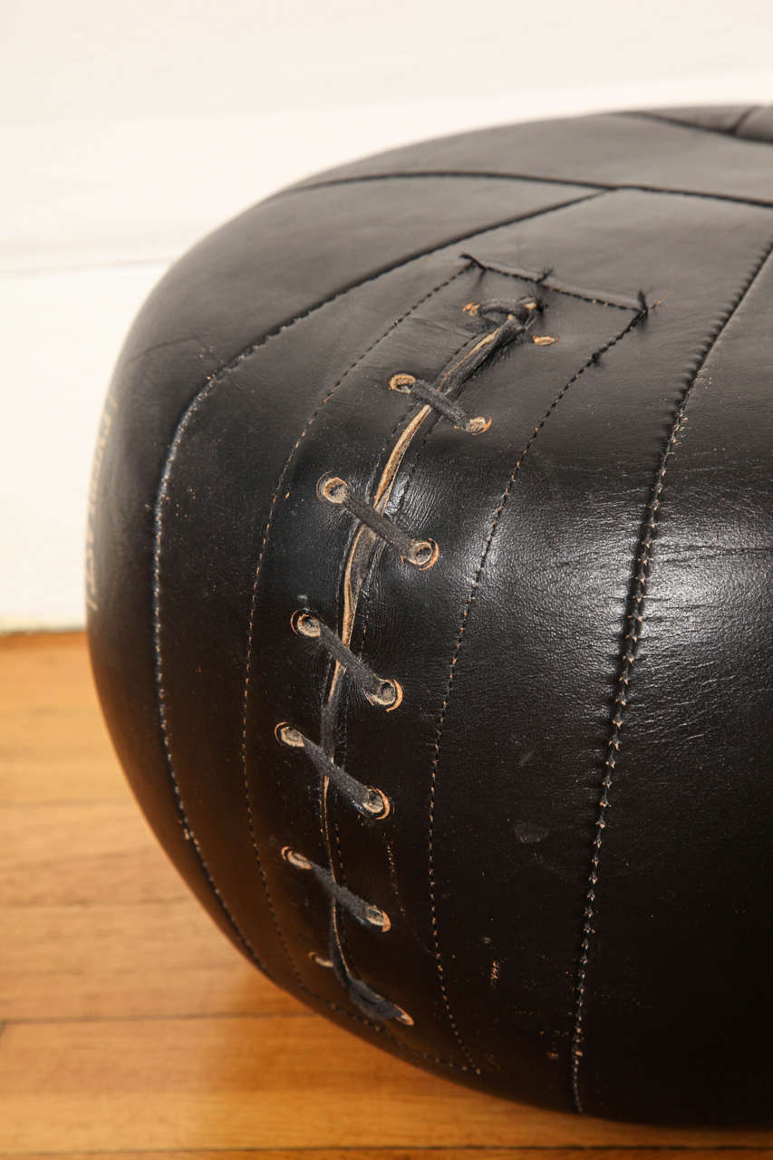 20th Century Vintage Everlast Leather Medicine Ball