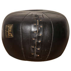 Vintage Everlast Leather Medicine Ball