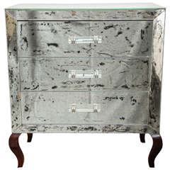 Antique-Mirrored Chest 12