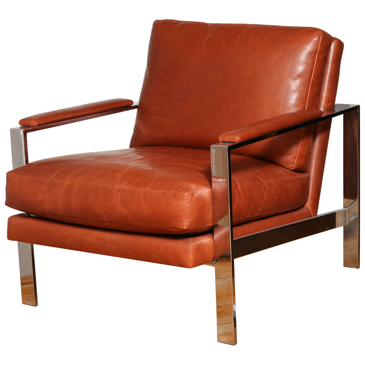 Milo Baughman Leather and Chrome Chair at 1stDibs milo baughman chair, milo baughman leather