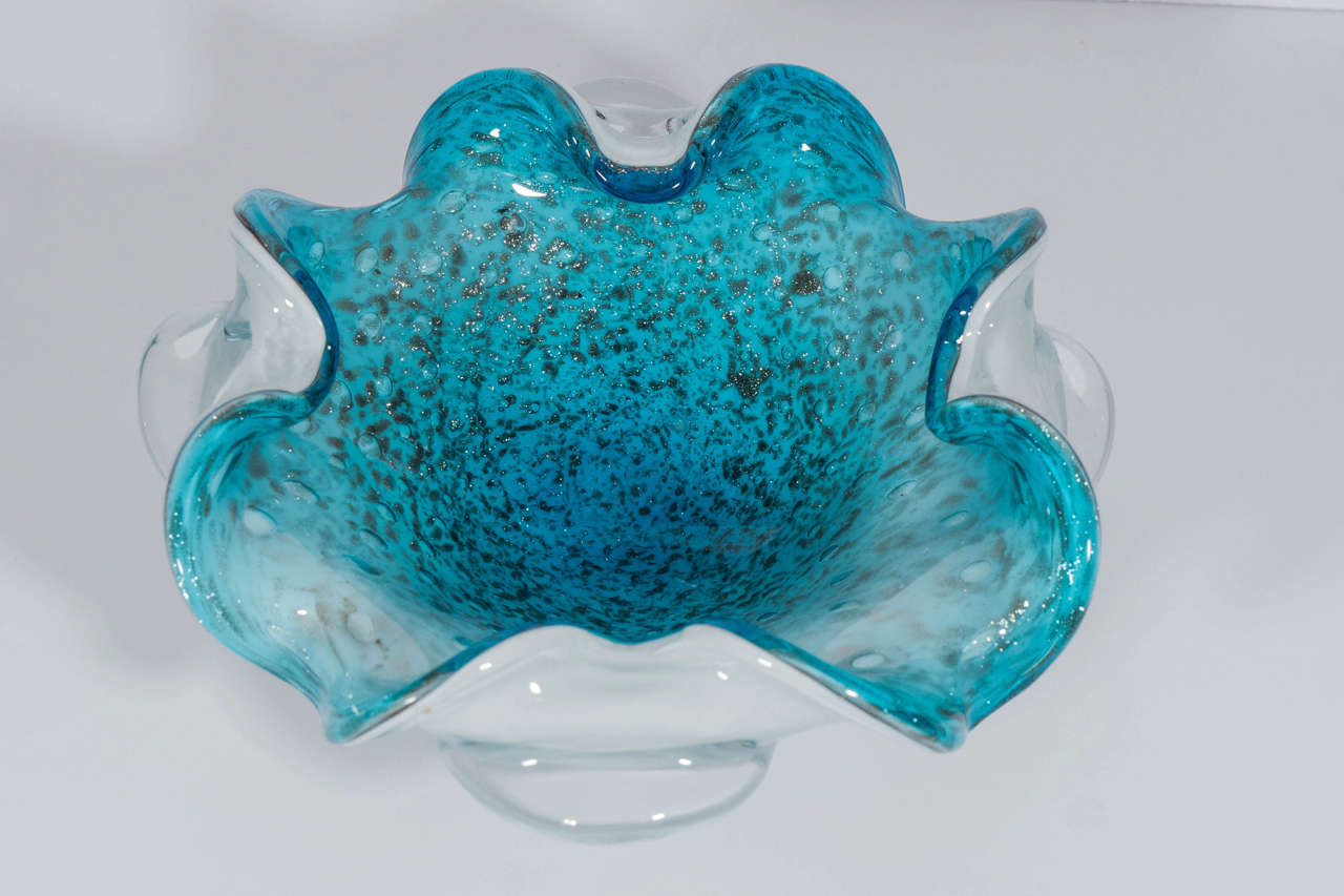 Blue Murano Glass Dish 1