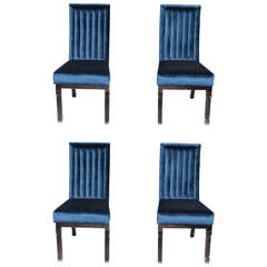 Set of Eight Charles Hollis Jones Dining Chairs