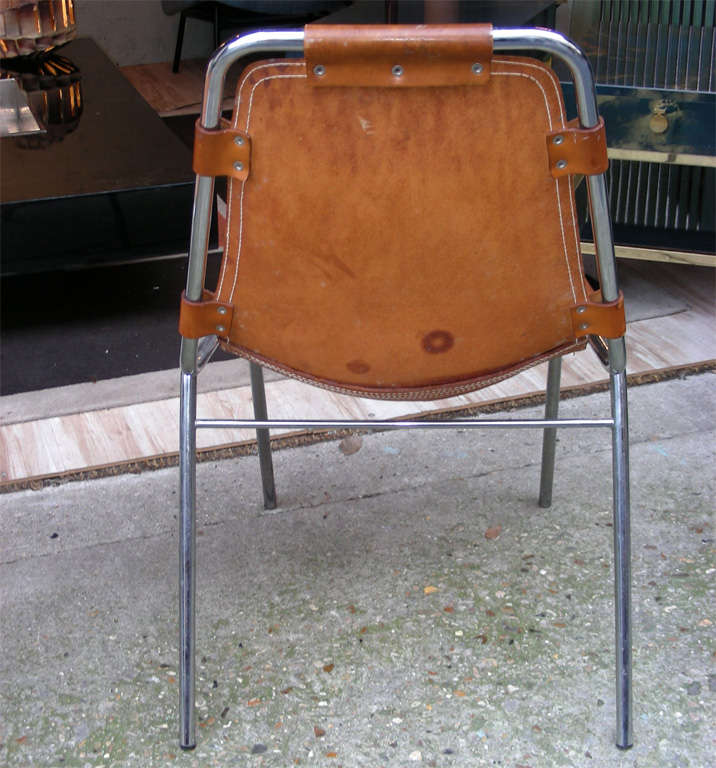 Metal Two 1960s Chairs by Charlotte Perriand For Sale