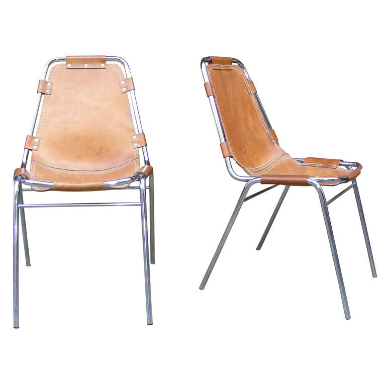 Two 1960s Chairs by Charlotte Perriand For Sale