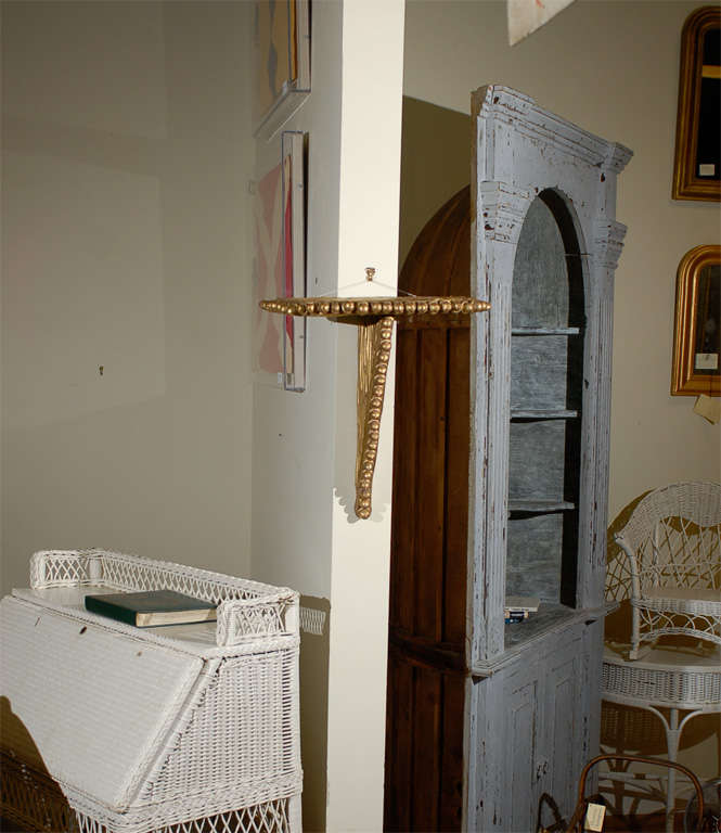 Pair of 22KT Gold Hand Gilded WallBracket made of Poplar Bark and