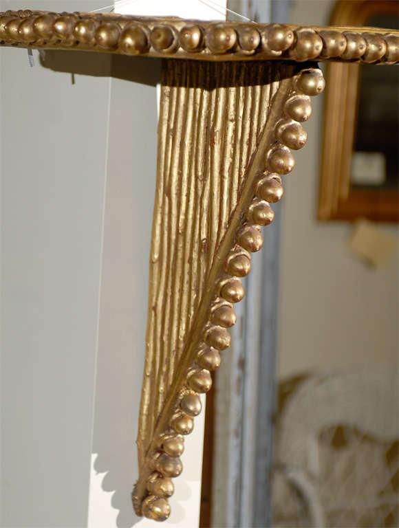 Pair of 22KT Gold Hand Gilded WallBracket made of Poplar Bark and