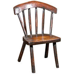 English Oak Spindle back Child's Chair