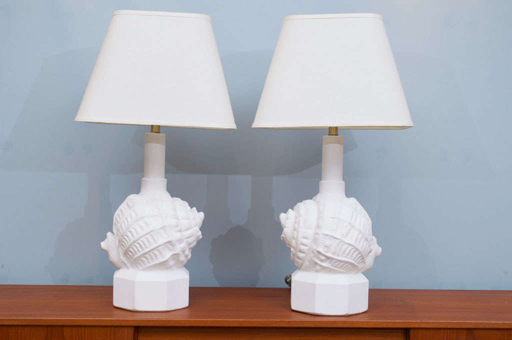 Plaster France Elkins Lamps from Michael Taylor Residence