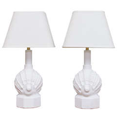 Vintage France Elkins Lamps from Michael Taylor Residence
