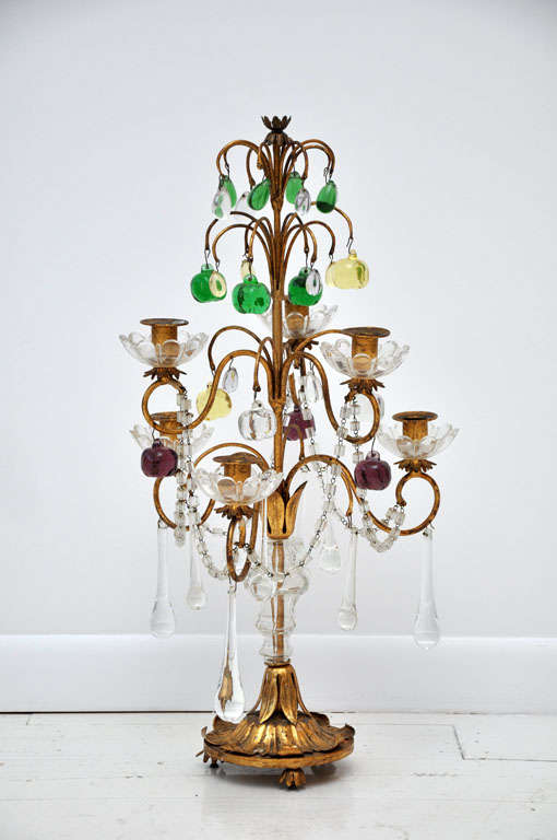 Murano Glass Italian Candelabra