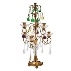 Murano Glass Italian Candelabra