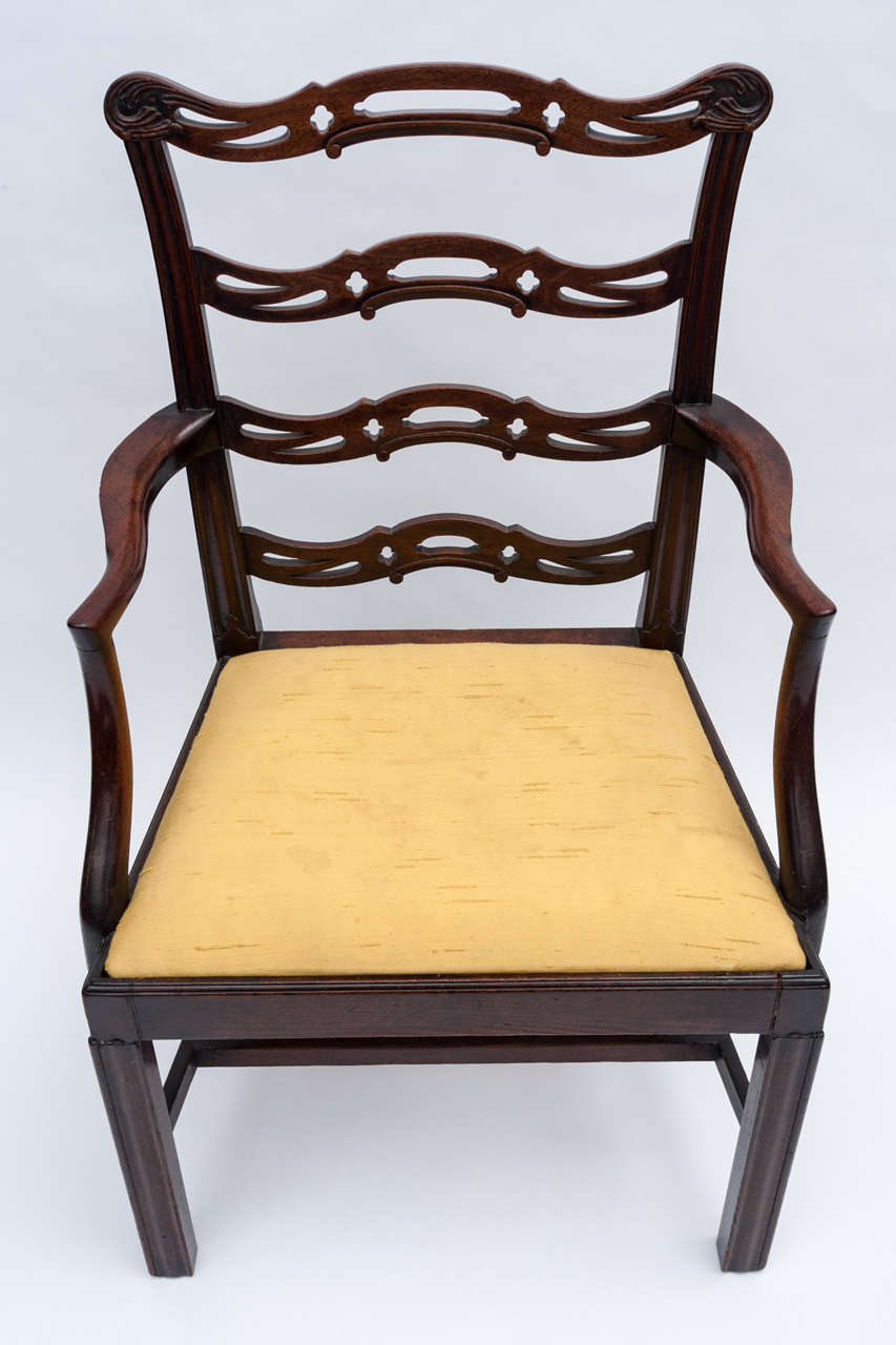 chippendale ladder back chairs