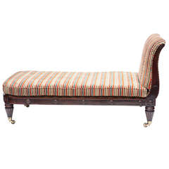 Antique Regency Rosewood Day Bed / Chaise Longue