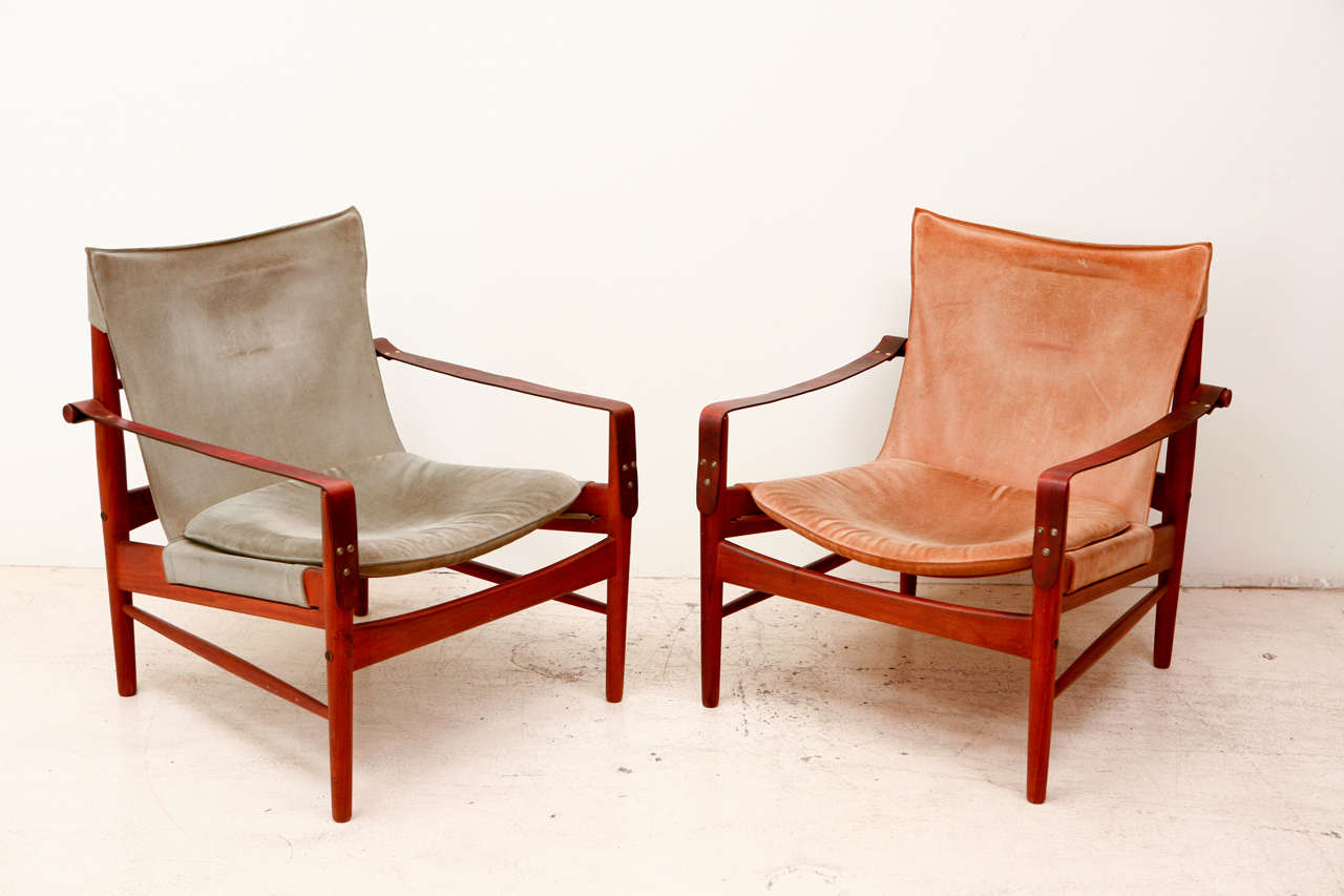 Teak Hans Olsen Safari Chairs