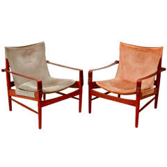 Teak Hans Olsen Safari Chairs