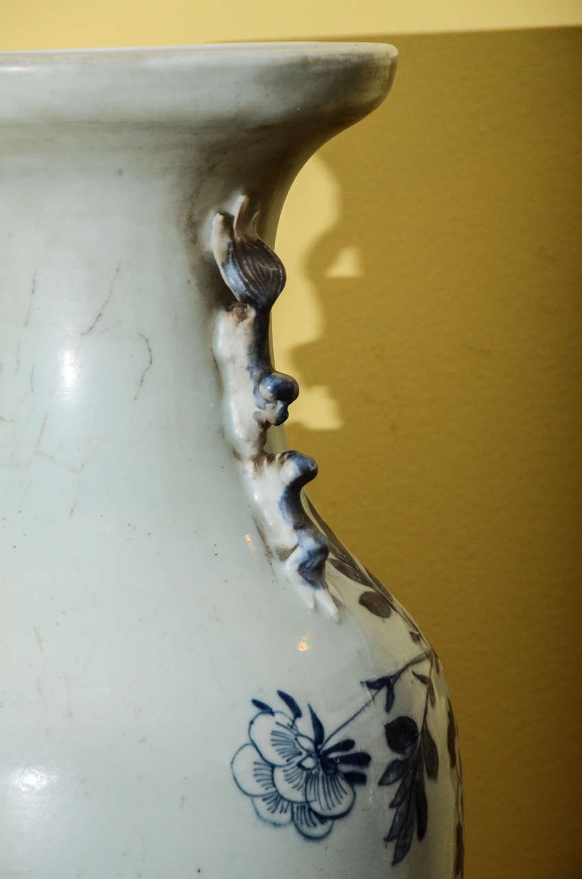 Blue and White Temple Vase 1