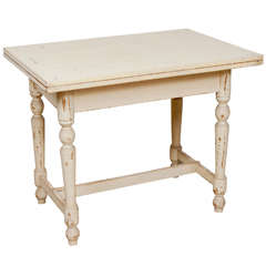 Painted Pine Swivel-Top Table