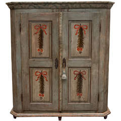 Painted Pine Armoire 2