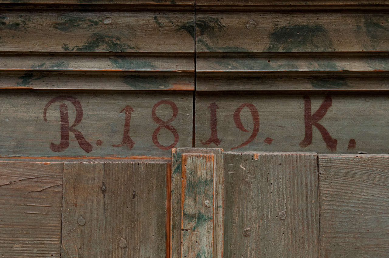 Painted Pine Armoire at 1stDibs