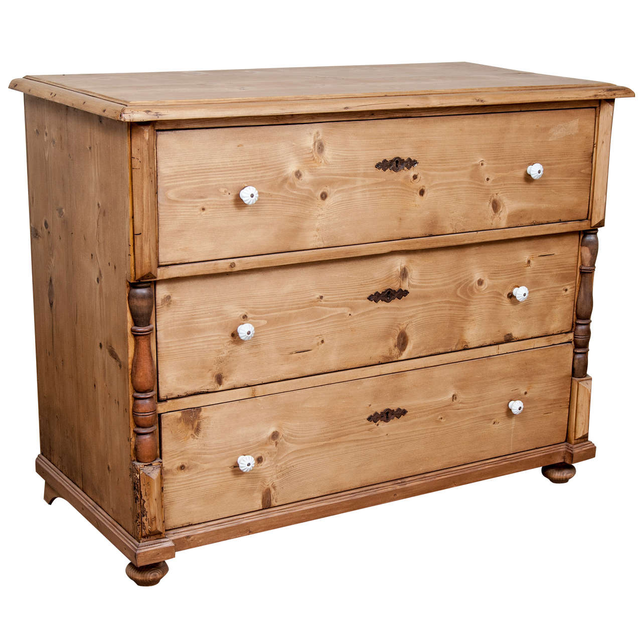 Pine Chest of Drawers at 1stDibs