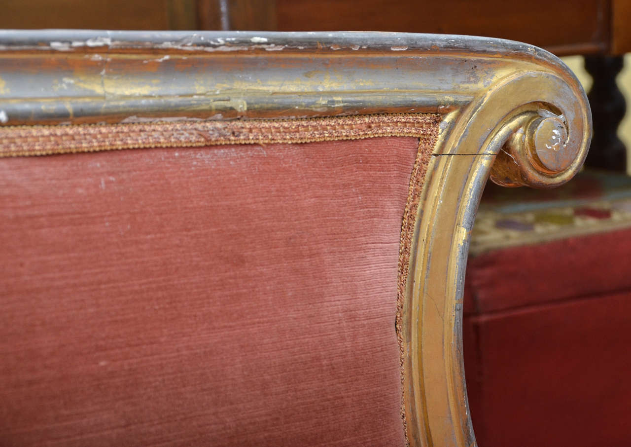 French Gilt Louis XV Style Chaise Longue 5