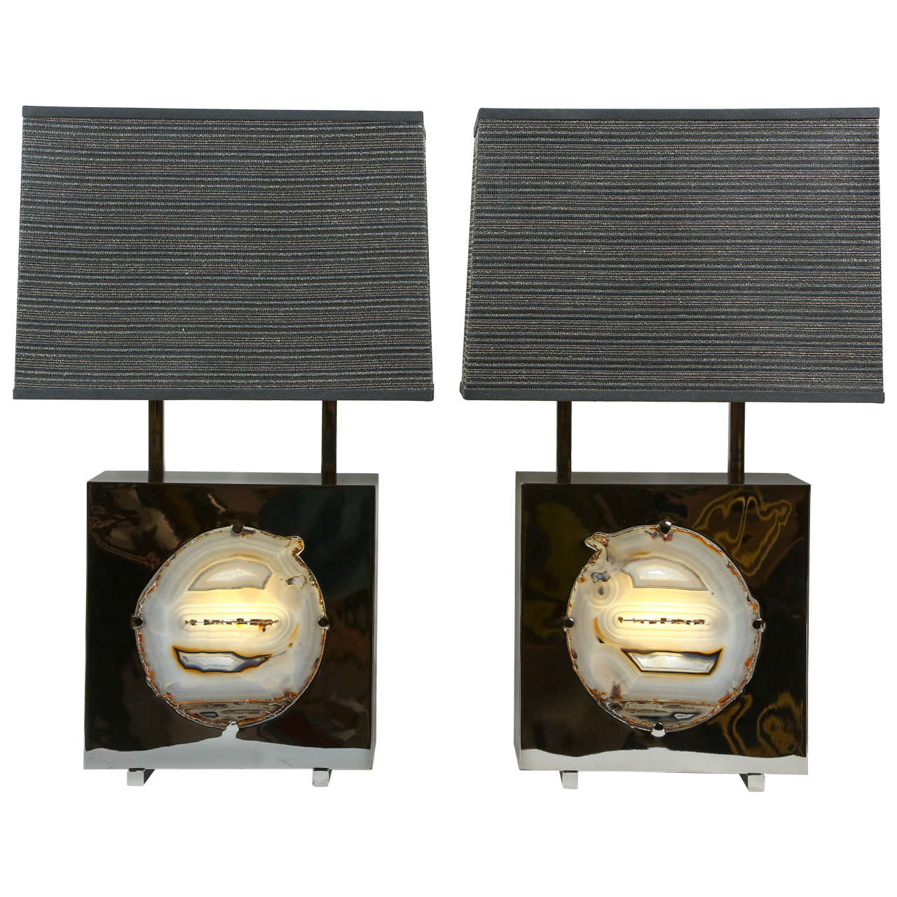 Pair of Special Edition "Pedra" Table Lamps, Dragonette Private Label