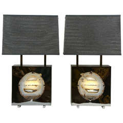 Pair of Special Edition "Pedra" Table Lamps, Dragonette Private Label 10