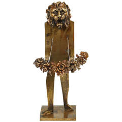 Figural Bronze Sculpture by Herbert Kallem
