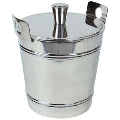 Oversized Italian Silver Plate Ice Bucket