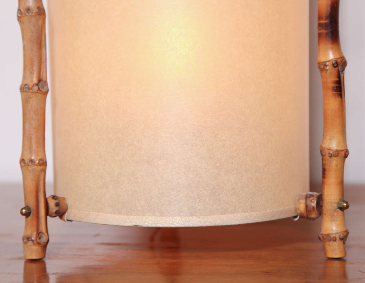 Bamboo Table Lamp For Sale 2