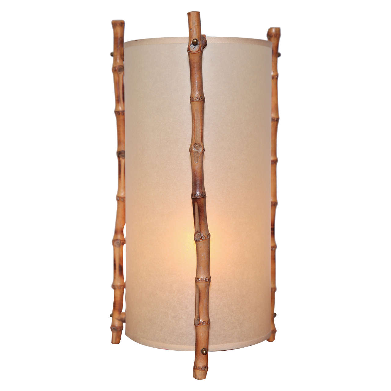 Bamboo Table Lamp For Sale