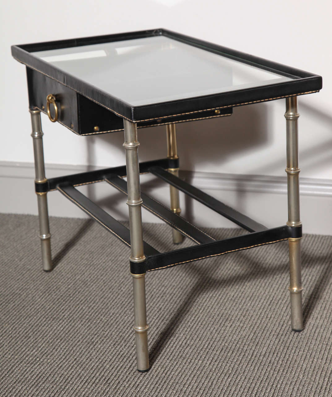 Jacques Adnet Side Table 2
