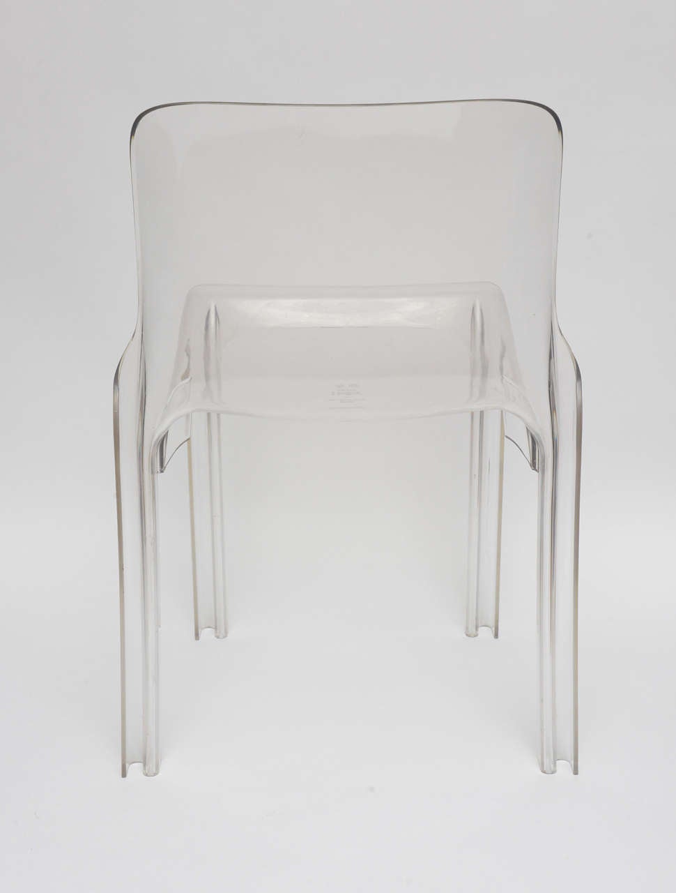 Set of Four Selene Chairs by Vico Magistretti 1