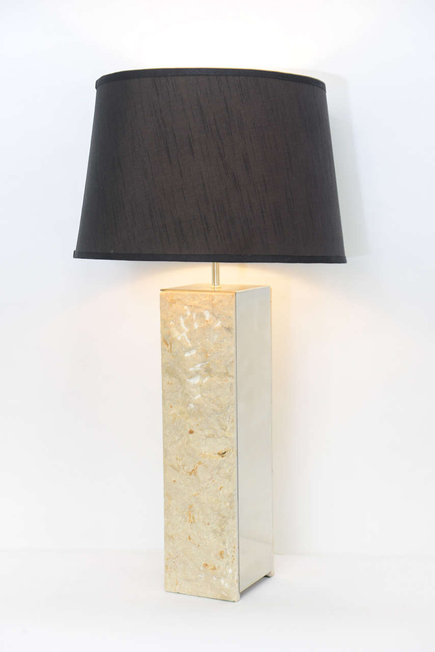 raw marble lamp
