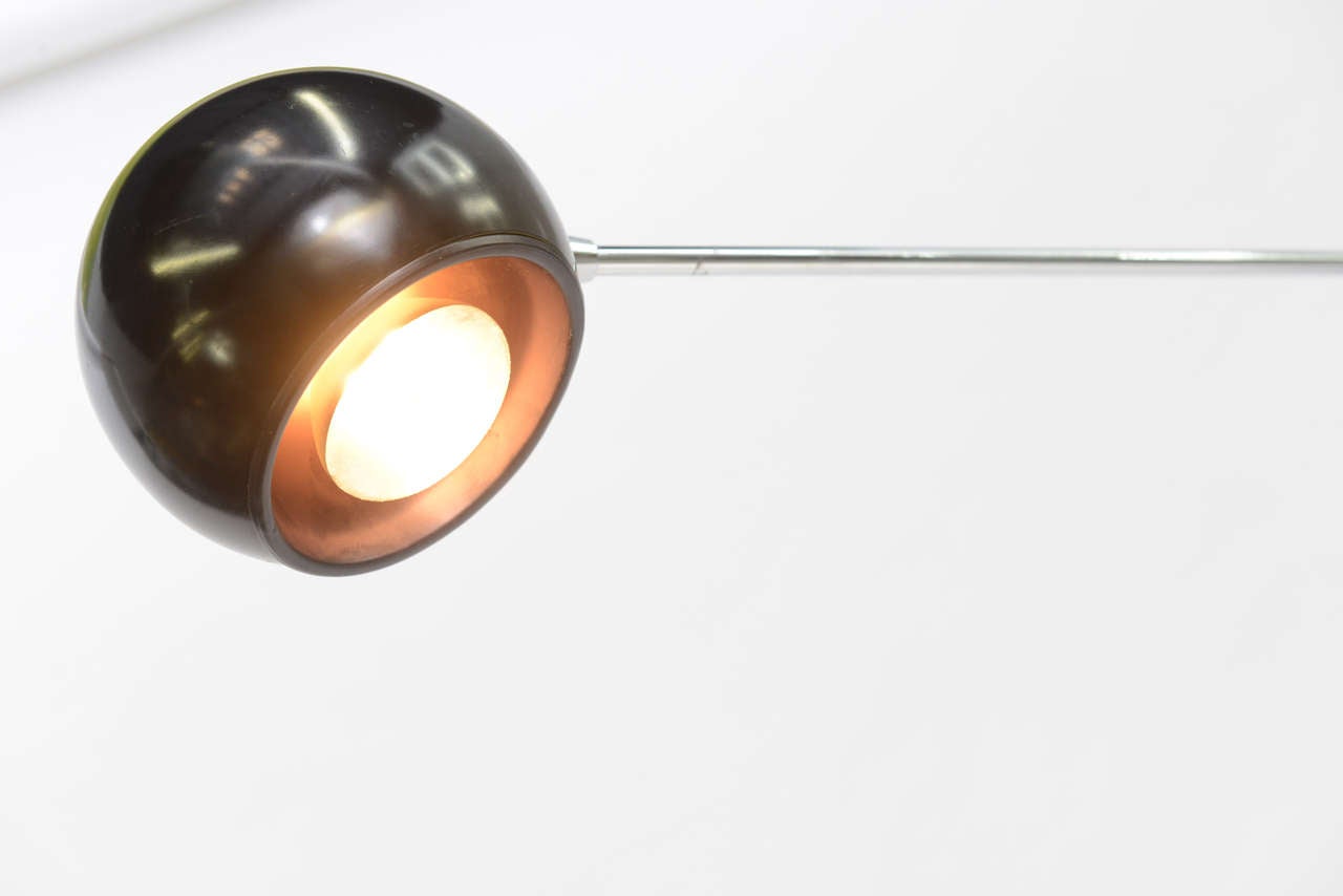 Large Robert Sonneman Orbiter Reticulating Floor Lamp 3