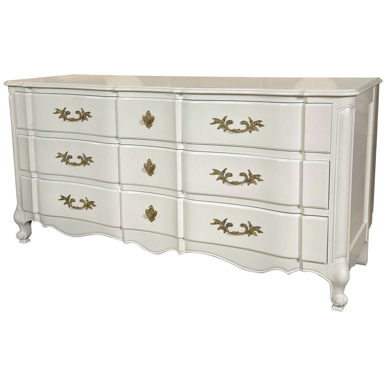 French Provincial Style Dresser By Bodart At 1stdibs