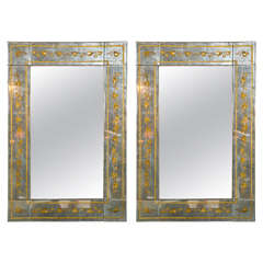 Pair of Jansen Verne Egloomise Mirrors
