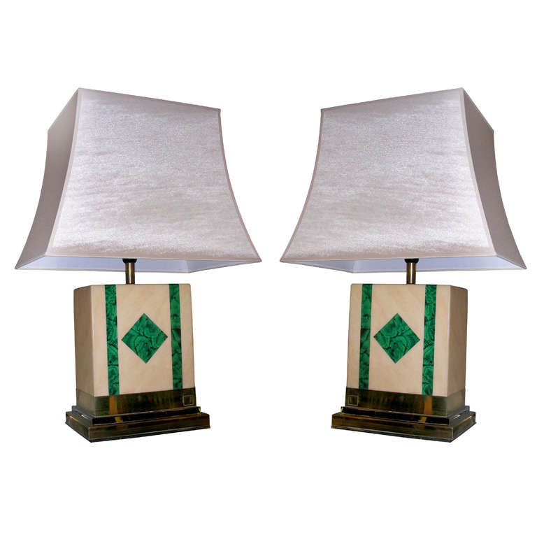 Two 1970s Lamps Signed by Jean-Claude Mahey