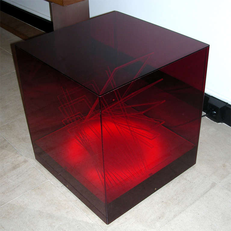 Cubo di Teo - Struttura Evoluzione Ritmo Zig Zag table lamp