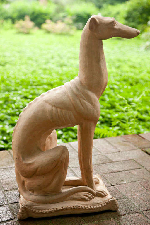 Terracotta Stylish Terra-cotta Greyhound
