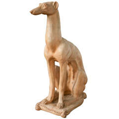Stylish Terra-cotta Greyhound