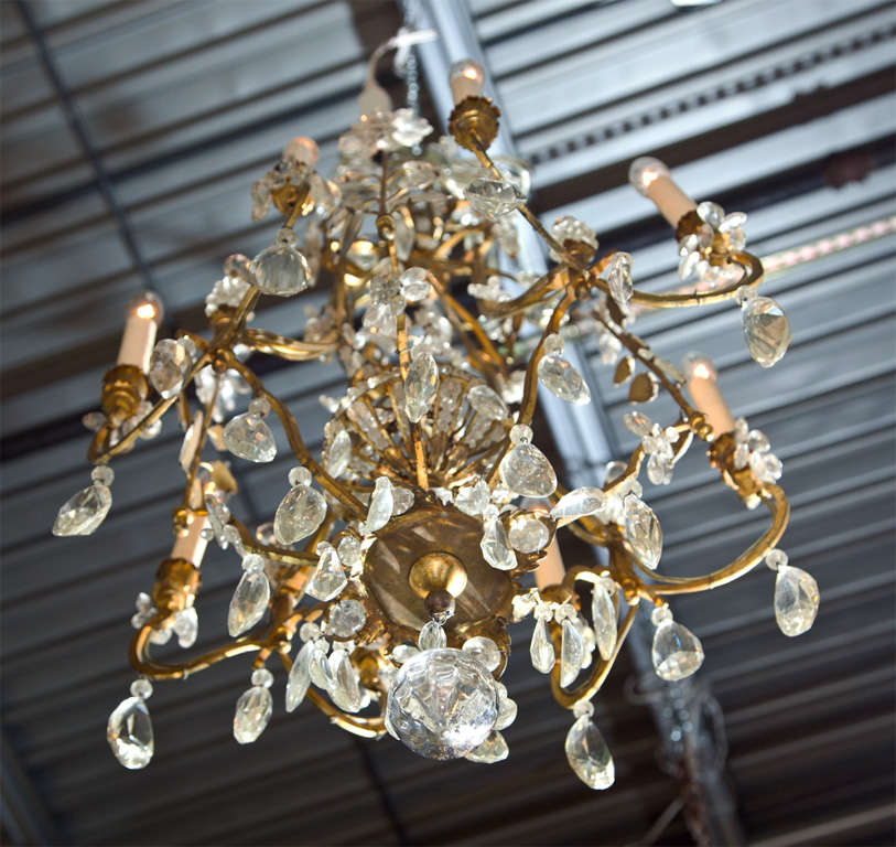 Bronze Early Bagues Chandelier For Sale
