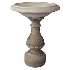 Limestone Bird Bath