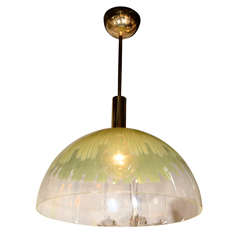 Venini Large Glass Dome Pendant Light by Ludovico Diaz de Santillana 8