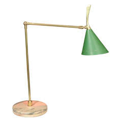 Italian 1950's Articulated Desk Lamp