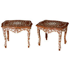 Pair of Syrian Side Tables