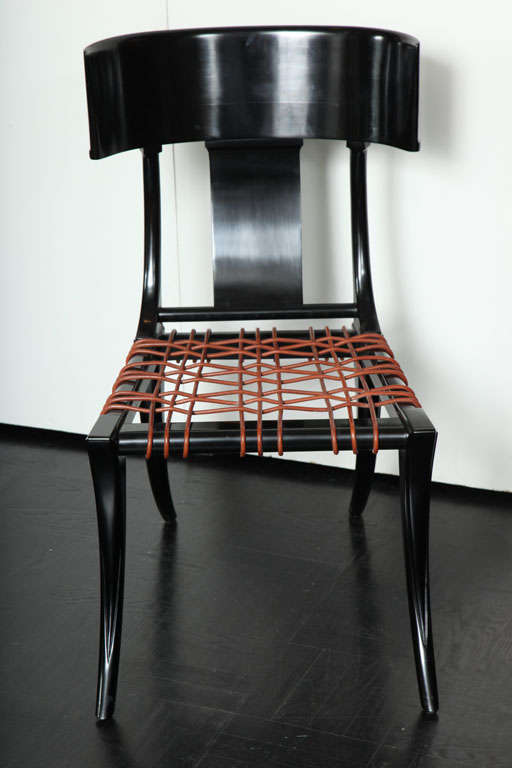 Klismos Inspired Side Chair For Sale 1