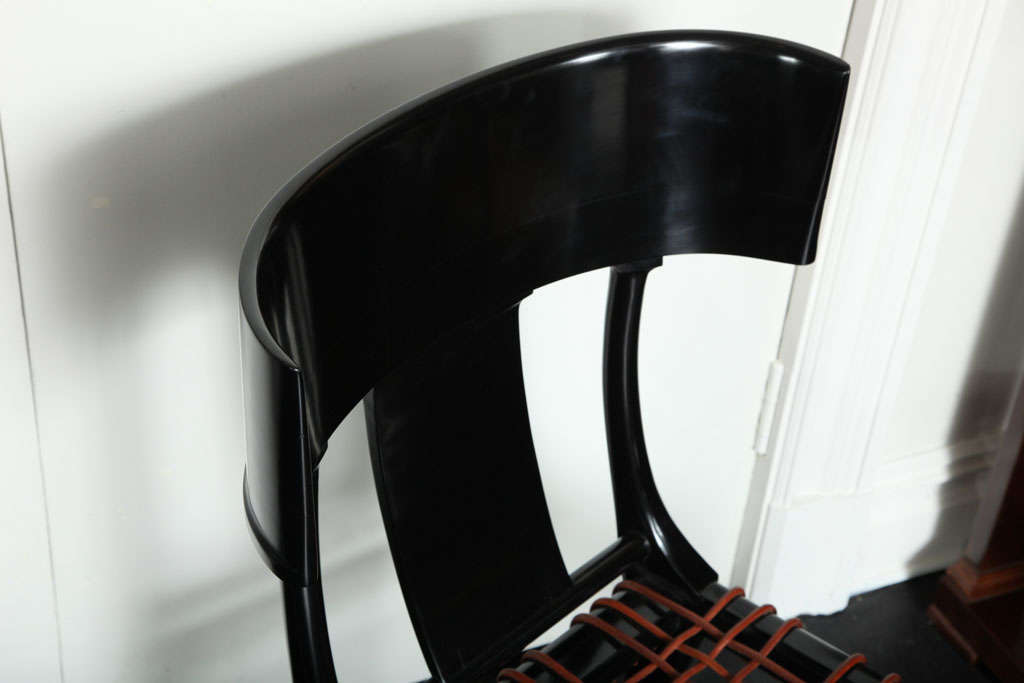 Klismos Inspired Side Chair For Sale 3