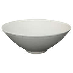 White Stoneware Bowl