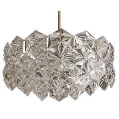 Kinkeldey Faceted Crystal Prism Chandelier